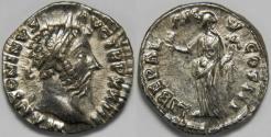 Ancient Coins - Roman Empire Marcus Aurelius AR Denarius (Rome, AD 169)
