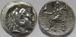 Ancient Coins - Seleukid Empire Seleukos I Nikator AR Tetradrachm 312-281 BC