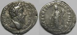 Ancient Coins - Roman Empire Marcus Aurelius AR Denarius (Rome, AD 177)