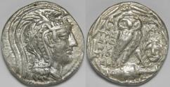 Ancient Coins - Attica Athens AR Tetradrachm circa 97-96 BC
