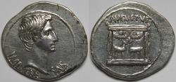 Ancient Coins - Roman Empire Augustus AR Cistophorus (Ephesus, 24-20 BC)