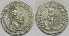 Ancient Coins - Roman Empire Marcus Aurelius AR Denarius (Rome, AD 166)