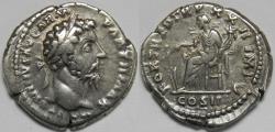 Ancient Coins - Roman Empire Marcus Aurelius AR Denarius (Rome, AD 168)