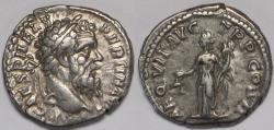 Ancient Coins - Roman Empire Pertinax AR Denarius (Rome, AD 193)