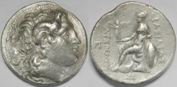 Ancient Coins - Kingdom of Thrace Lysimachos AR Tetradrachm 306-281 BC