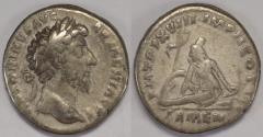 Ancient Coins - Roman Empire Marcus Aurelius AR Denarius (Rome, AD 164)