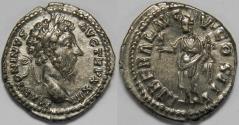 Ancient Coins - Roman Empire Marcus Aurelius AR Denarius (Rome, AD 169)