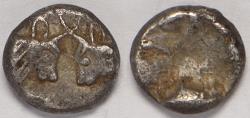 Ancient Coins - Caria Uncertain AR Hemiobol circa 500-450 BC