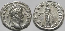 Ancient Coins - Roman Empire Marcus Aurelius AR Denarius (Rome, AD 175-176)