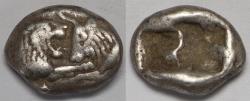 Ancient Coins - Kings of Lydia Kroisos AR Sixth Stater circa 564-539 BC