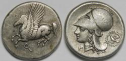 Ancient Coins - Corinthia Corinth AR Stater circa 350-285 BC