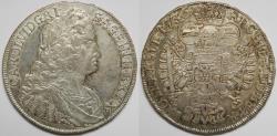 World Coins - Principality of Transylvania Karl III AR Thaler 1736 (Gyulafehérvár)