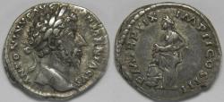 Ancient Coins - Roman Empire Marcus Aurelius AR Denarius (Rome, AD 165)