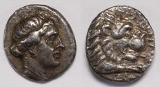Ancient Coins - Caria Knidos AR Drachm circa 350-320 BC