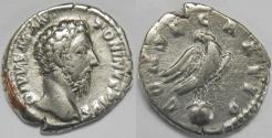 Ancient Coins - Roman Empire Divus Marcus Aurelius AR Denarius (Rome, AD 180)