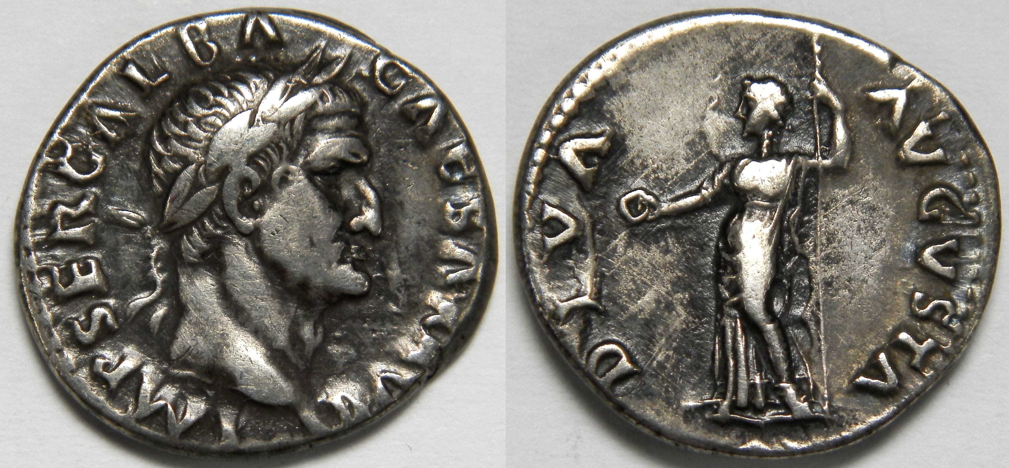 Roman Empire Galba AR Denarius (Rome, AD 68-69) | Roman Imperial Coins