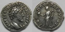 Ancient Coins - Roman Empire Marcus Aurelius AR Denarius (Rome, AD 161)