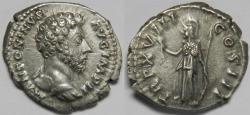 Ancient Coins - Roman Empire Marcus Aurelius AR Denarius (Rome, AD 164)