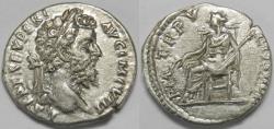 Ancient Coins - Roman Empire Septimius Severus AR Denarius (Laodicea, AD 196-197)