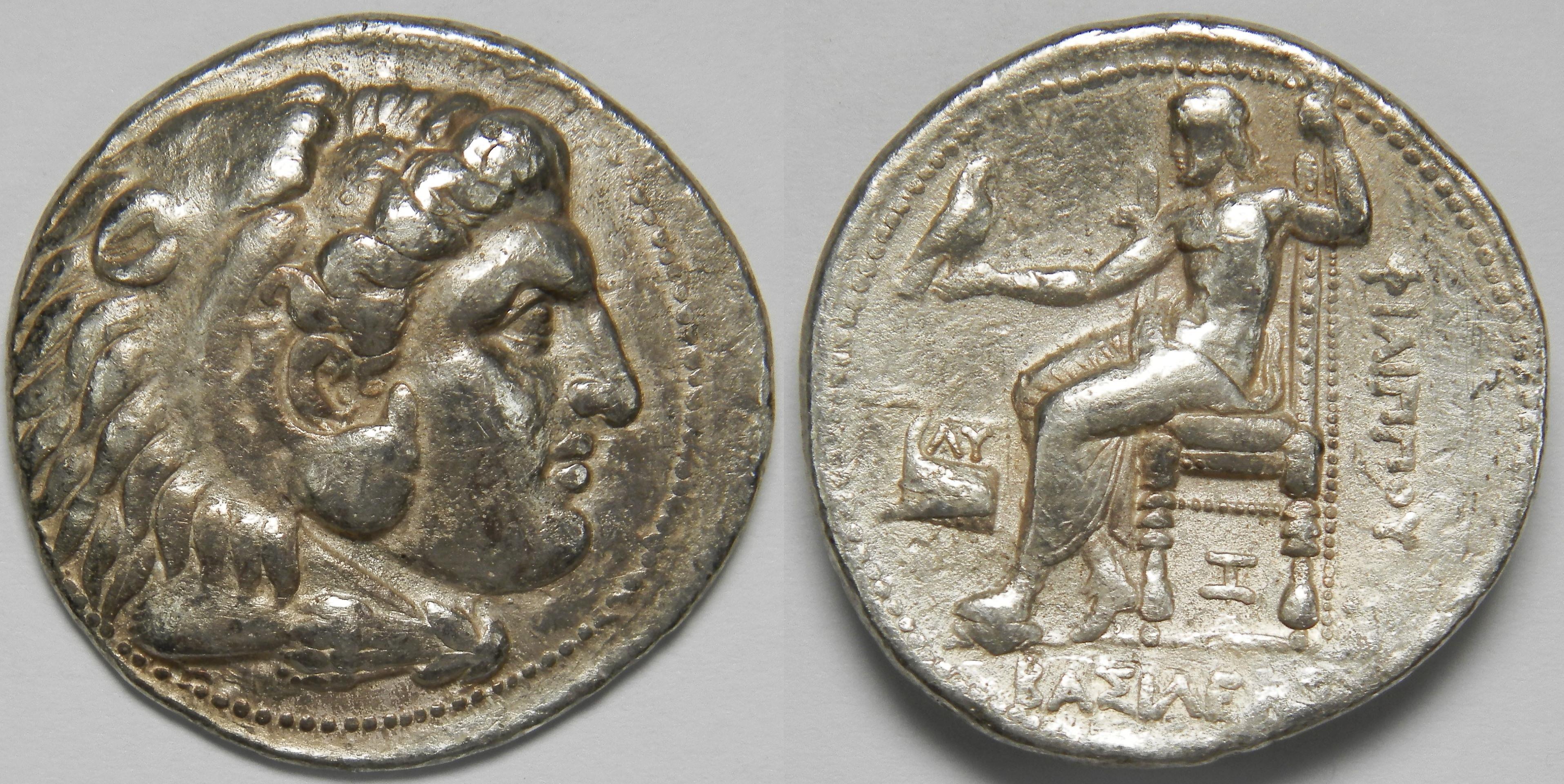 Seleukid Empire Seleukos I Nikator as satrap AR Tetradrachm 321-315 BC