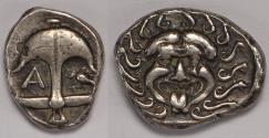 Ancient Coins - Thrace Apollonia Pontika AR Drachm late 5th-4th centuries BC