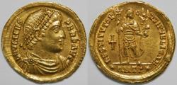 Ancient Coins - Roman Empire Valens AV Solidus (Antioch, AD 364)