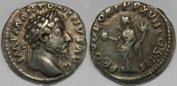 Ancient Coins - Roman Empire Marcus Aurelius AR Denarius (Rome, AD 163)