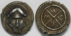 Ancient Coins - Thrace Mesembria AR Diobol circa 4th century BC