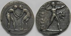 Ancient Coins - Pamphylia Aspendos AR Stater circa 380/375-330/325 BC