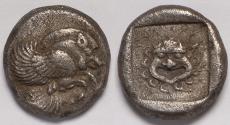Ancient Coins - Ionia Klazomenai AR Drachm circa 480-400 BC