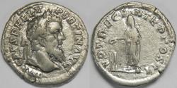 Ancient Coins - Roman Empire Pertinax AR Denarius (Rome, AD 193)