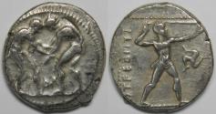 Ancient Coins - Pamphylia Aspendos AR Stater circa 380/375-330/325 BC