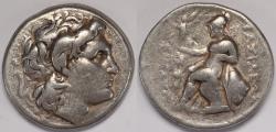 Ancient Coins - Kingdom of Thrace Lysimachos AR Tetradrachm 306-281 BC