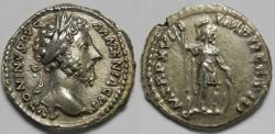 Ancient Coins - Roman Empire Marcus Aurelius AR Denarius (Rome, AD 164)