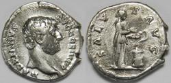 Ancient Coins - Roman Empire Hadrian AR Denarius (Rome, AD 130-138)