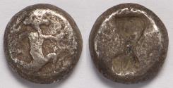 Ancient Coins - Persia Achaemenid Empire time of Artaxerxes II to Artaxerxes III AR Quarter Siglos circa 375-340 BC