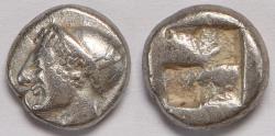 Ancient Coins - Ionia Phokaia AR Diobol circa 521-478 BC