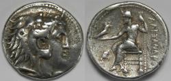 Ancient Coins - Ptolemaic Kingdom Ptolemy I Soter as satrap AR Tetradrachm 323-305/4 BC