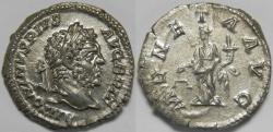 Ancient Coins - Roman Empire Caracalla AR Denarius (Rome, AD 212-213)