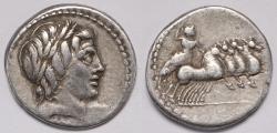 Ancient Coins - Roman Republic Gargilius, Ogulnius and Vergilius AR Denarius (Rome, 86 BC)