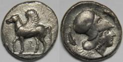 Ancient Coins - Corinthia Corinth AR Stater circa 400-350 BC