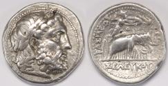 Ancient Coins - Seleukid Empire Seleukos I Nikator AR Tetradrachm 312-281 BC