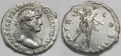Ancient Coins - Roman Empire Hadrian AR Denarius (Rome, AD 120-121)
