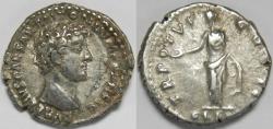 Ancient Coins - Roman Empire Marcus Aurelius as Caesar AR Denarius (Rome, AD 151-152)