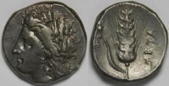 Ancient Coins - Lucania Metapontion AR Nomos circa 330-290 BC