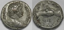 Ancient Coins - Egypt Hadrian AR Tetradrachm (Alexandria, AD 128-129)