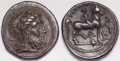 Ancient Coins - Kingdom of Macedon Kassander as regent or king AR Tetradrachm 317-297 BC