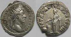 Ancient Coins - Roman Empire Marcus Aurelius AR Denarius (Rome, AD 166)