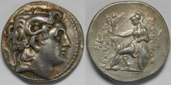 Ancient Coins - Kingdom of Thrace Lysimachos AR Tetradrachm 306-281 BC