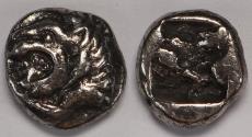 Ancient Coins - Caria Mylasa AR Tetrobol circa 520-490 BC